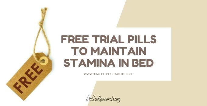 Free Trial Pills to Last Longer in Bed
