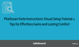 Phallosan Forte Instructions: Visual Setup Tutorial + Tips for Effortless Gains and Lasting Comfort