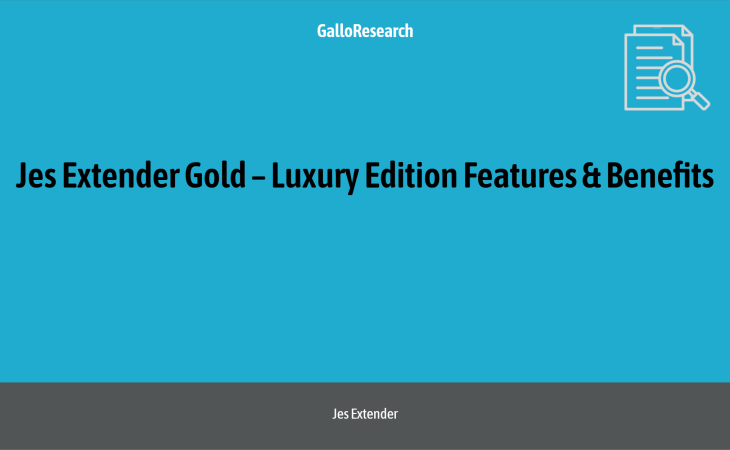 Jes Extender Gold – Luxury Edition Features & Benefits