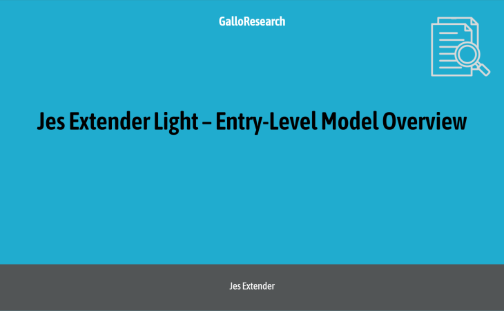 Jes Extender Light – Entry-Level Model Overview
