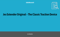 Jes Extender Original – The Classic Traction Device