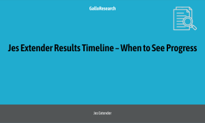 Jes Extender Results Timeline – When to See Progress