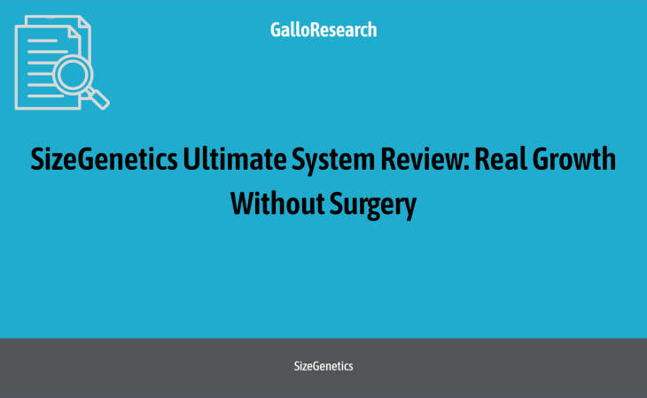 SizeGenetics Ultimate System Review: Real Growth Without Surgery