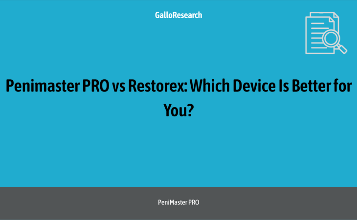 Penimaster PRO vs Restorex: Which Device Is Better for You?