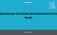 Quick Extender Pro Schedule: Best Daily Routine for Fast Results