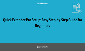 Quick Extender Pro Setup: Easy Step-by-Step Guide for Beginners